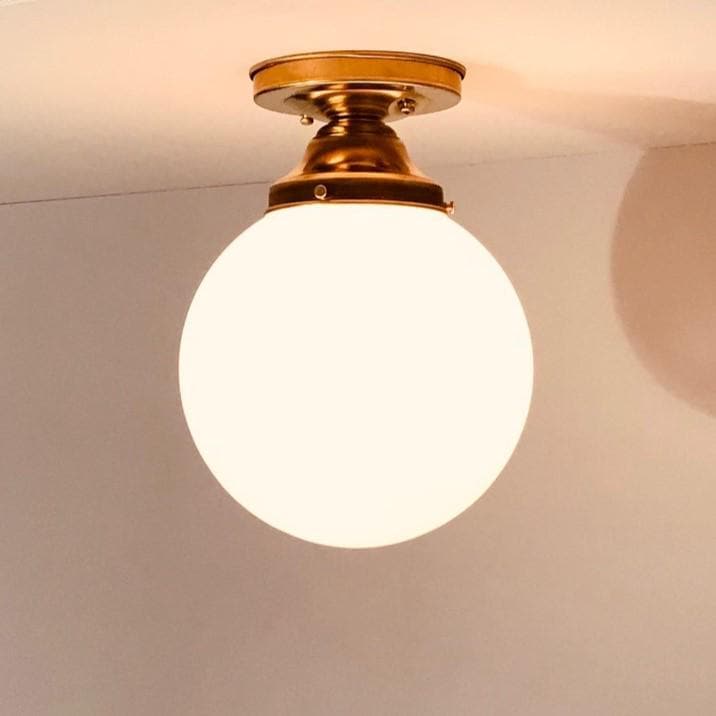 Vintage Glass Ceiling Light Globes - Etsy