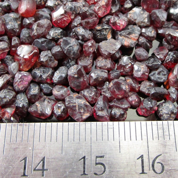 10 carats of small Anthill Garnets picked from lot - under 1 ct Pyrope garnets - sourced from tribal member of the Navajo Nation of Arizona