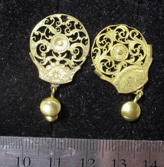 Antique Verge Fusee watch balance earrings - Fath… - image 5