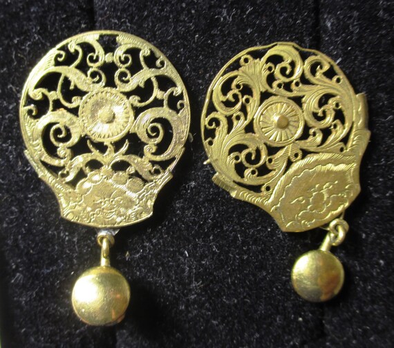 Antique Verge Fusee watch balance earrings - Fath… - image 4