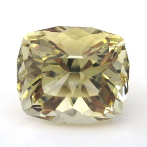 25.1 carat Bytownite - faceted deep cushion cut - Mexico golden labradorite