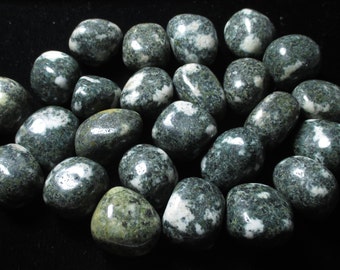 1 piece tumbled Preseli Dolerite - Bluestone - Preseli Hills source rock for Stonehenge - metaphysical