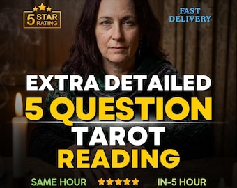 5 Question Tarot Reading, Tarot Cards Reading, Same Day Tarot Reading, Honest Psychic Reading