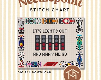 Formula One Needlepoint Stitch Chart