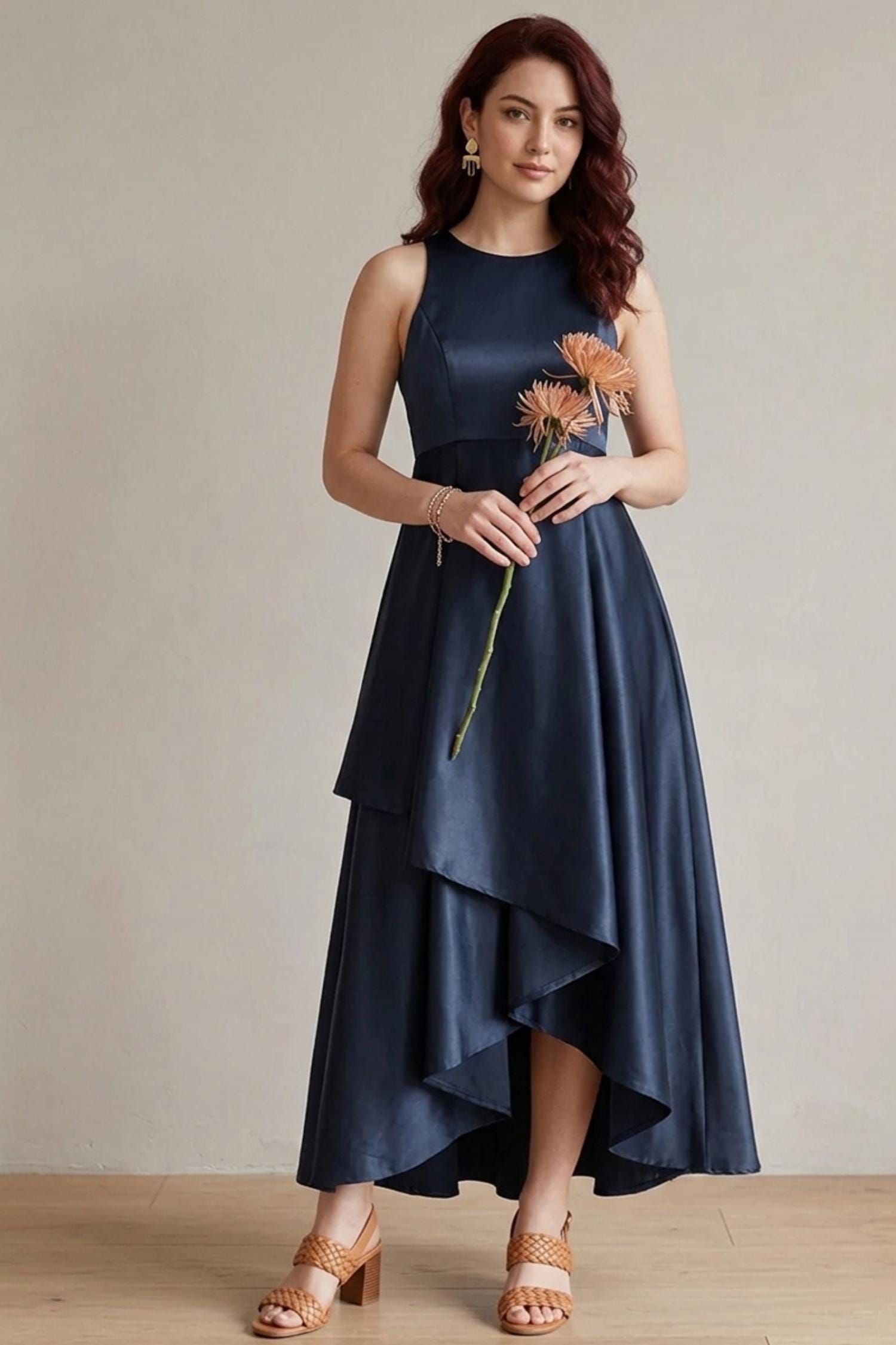 sachin and babi light blue dress Summer Style Big girls Dress Summer Dress Party Evening Elegant A-Line main image 1
