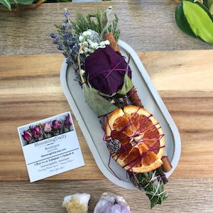 Goddess Smoke Cleansing Wand: Floral Sage, Rose & Citrus