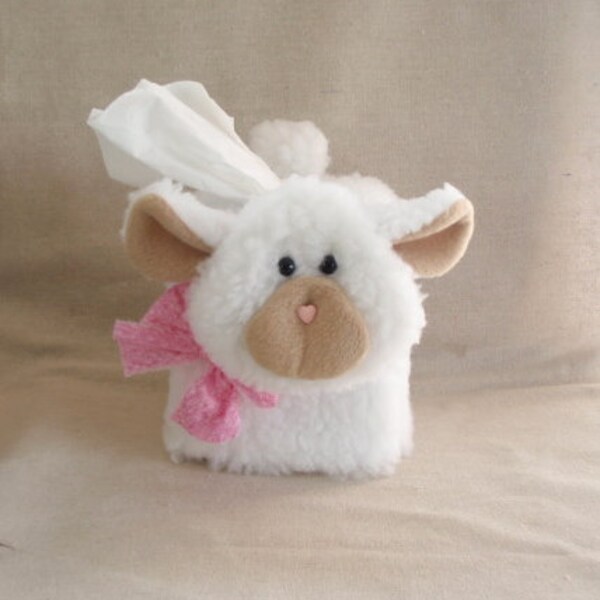 Tissue Box Cover - Sheep