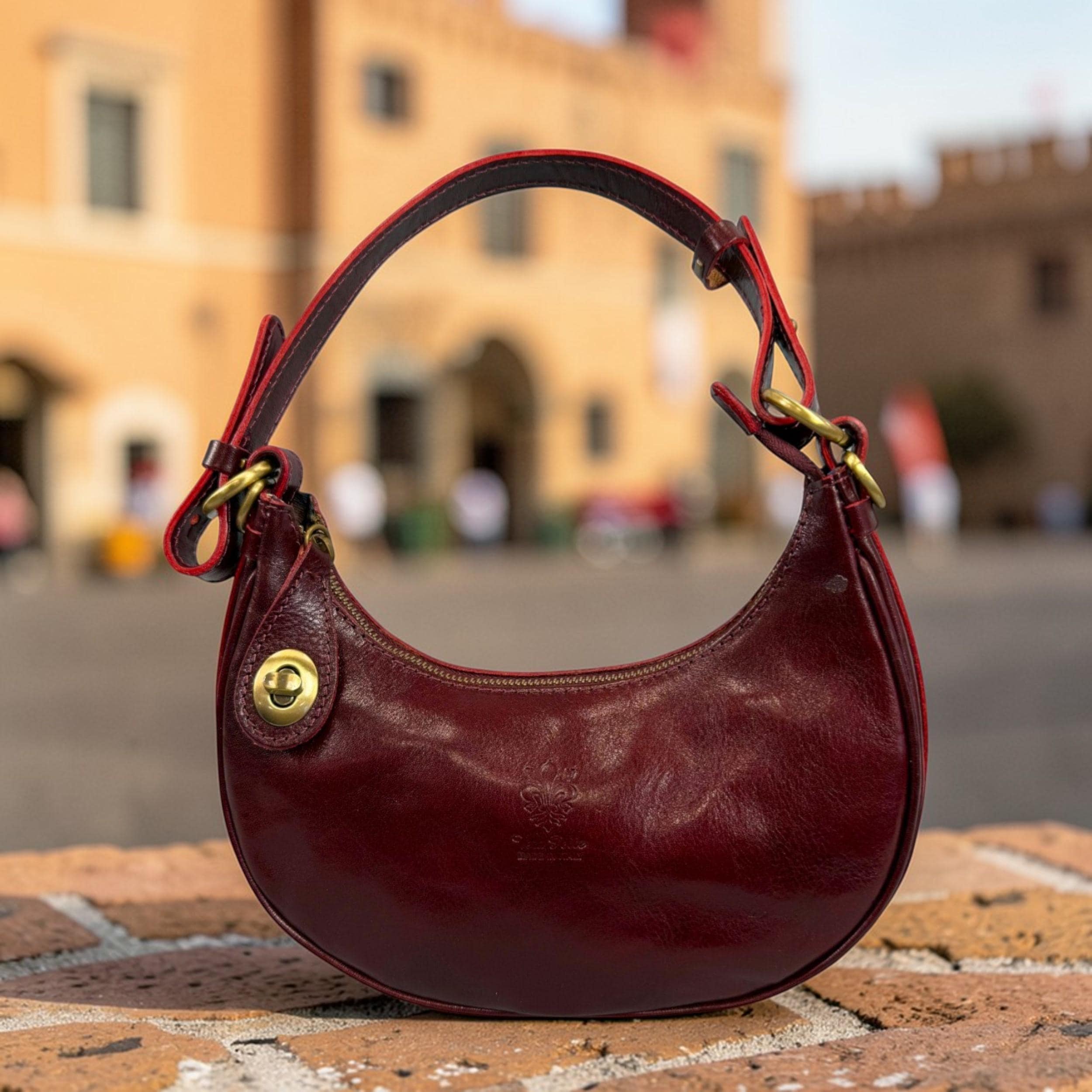Leather Half Moon Bag - Etsy