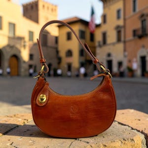 Italian Leather Half Moon Purse - Etsy