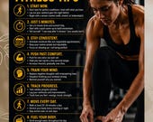 Fitness Motivations Guide | 30 Workout Habits, Gym Planner (Printable)