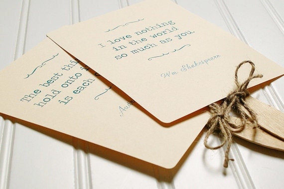 Wedding Fans Custom Love Quotes Rustic Wedding Wedding Etsy