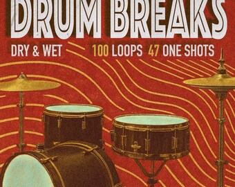 Soul Drum Breaks Pack Vol. 8 Hip-Hop, Lo-Fi Drum Loops & One Shots samples (Royalty Free)