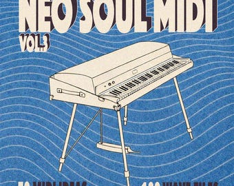 Neo Soul Rhodes MIDI Pack, WAV Loops, Lo-Fi RnB Chord Progressions Vol. 3