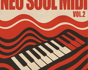 Neo Soul MIDI Loop Pack, WAV Loops, Lo-Fi RnB Piano & Keys Chords Vol. 2