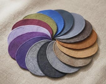 Merino wollen reparatiepatches voor truien – Wollen elleboogpatches voor truien – Reparatiepatches van wol voor kledingstukken – Verstevigingen voor gebreide ellebogen en knieën – 1 paar