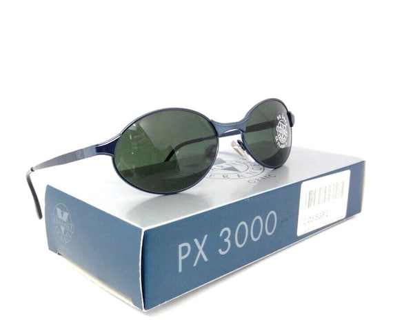 Vuarnet 055 3055 Grey Blue Vintage Sunglasses 90S Px 3000 France New In Box