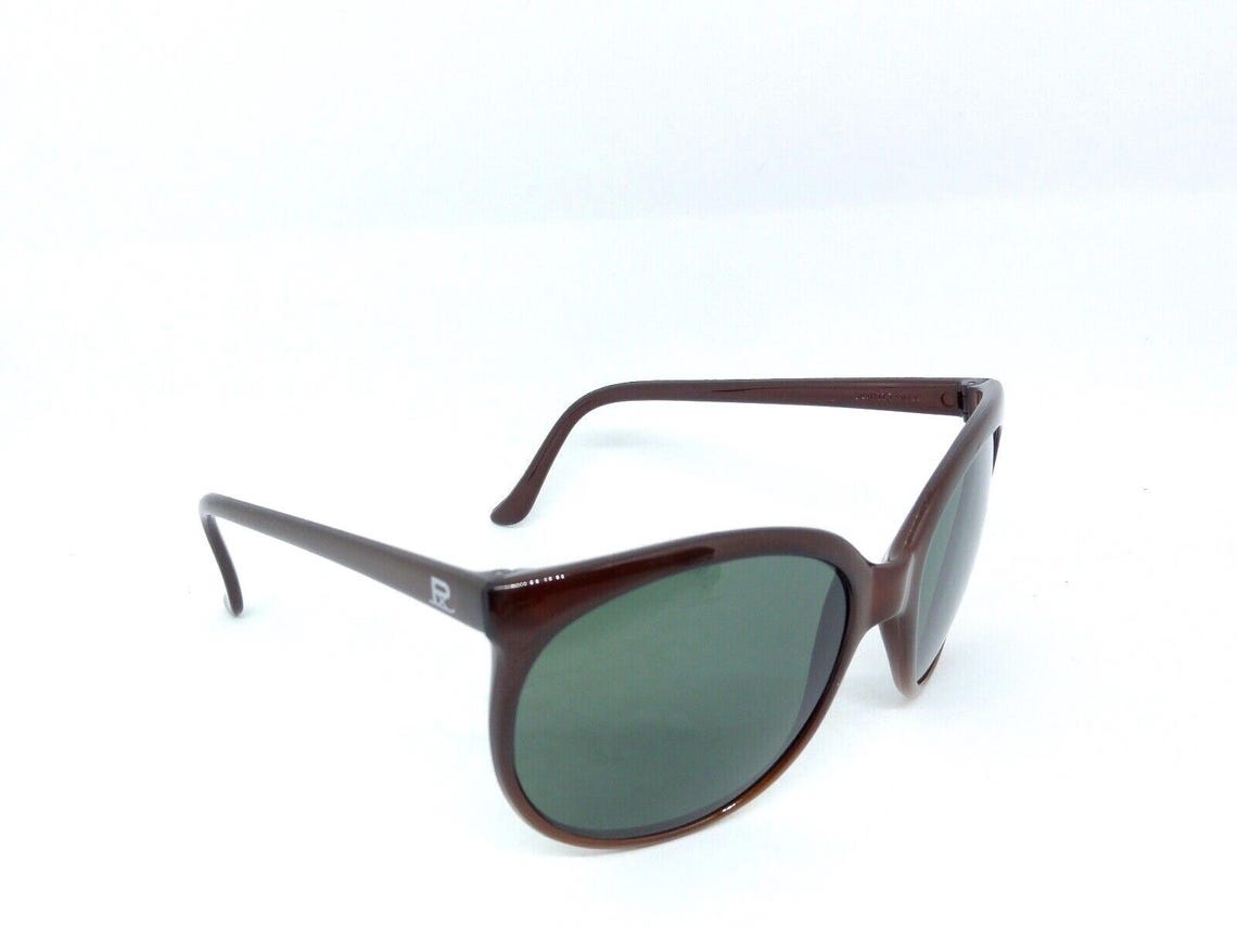 Vuarnet 3002 Dbr 002 Cateye Vintage Sunglasses Px 3000 Glass Mineral Lens, foto 4 di 5