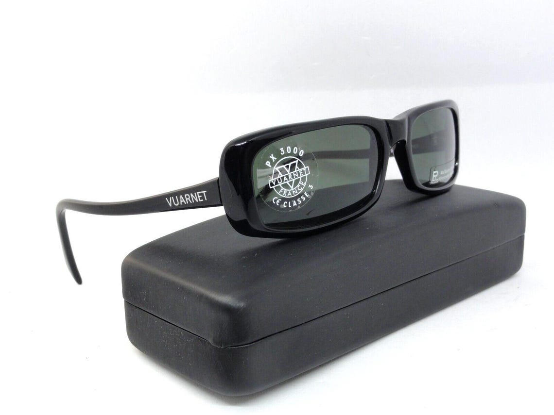 Vuarnet 611 Vintage Sunglasses 90S Glass Lens Px 3000 New In Box Women, foto 1 di 5