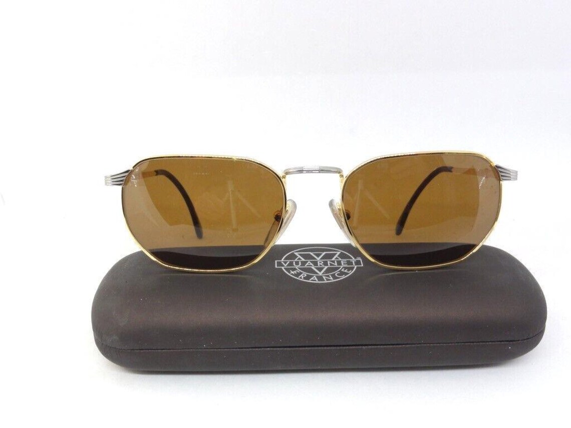 Vuarnet 048 Vintage Sunglasses 90S Glass Mineral Lens Px 2000, foto 1 di 5
