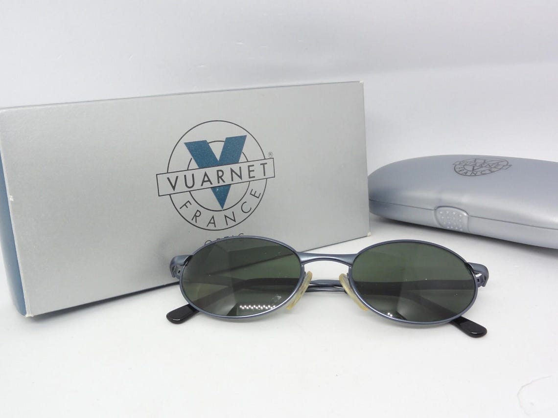 Vuarnet 703 3703 Grey Vintage Sunglasses 90S Px 3000 France New In Box, foto 3 di 5