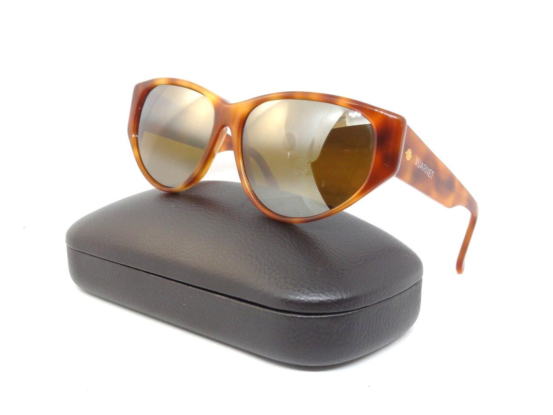 Vuarnet 090 Vintage Sunglasses Women Hand Made Glass Mineral Lens Skilynx, foto 3 di 5