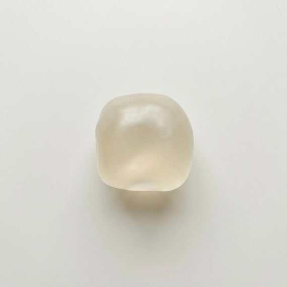 Handmade Viral Translucent White Coconut Sugar Squishy Stress Ball
