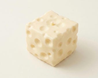 Cubo antiestrés gigante con forma de queso, juguete antiestrés blando y antiestrés viral