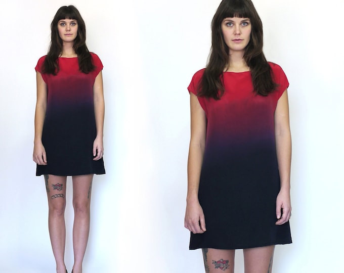 Brown rothko draped dress