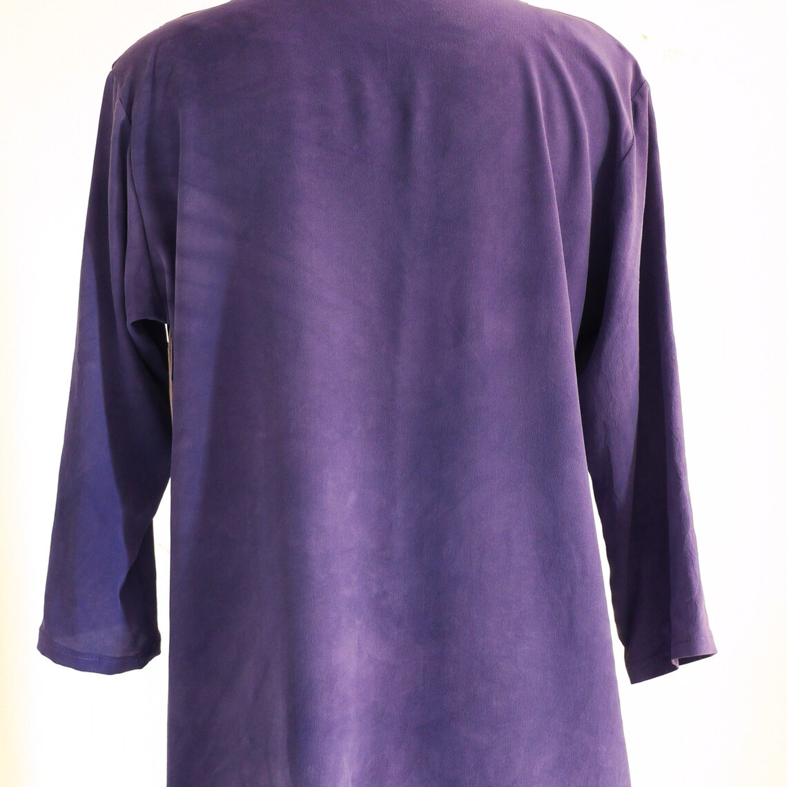 Natural Dye Silk Dress. Botanical Dye Hand Dyed Purple Silk Etsy