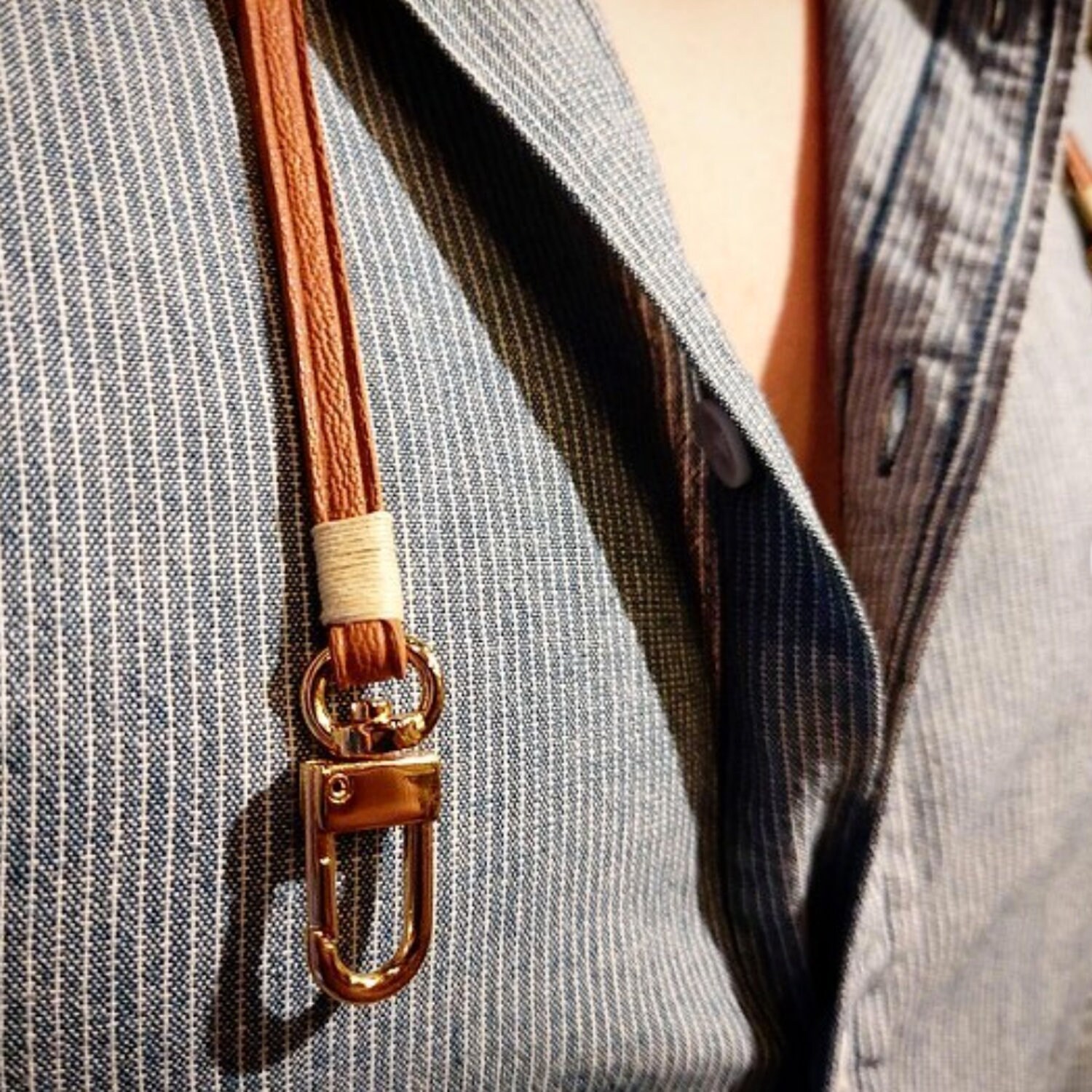 Mask Strap. Hand crafted leather mask strap. Etsy