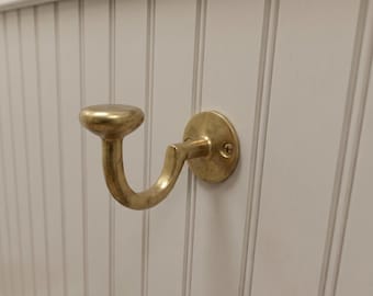 unlacquered brass wall hooks for kitchen towel, crochet hooks, coat hooks, wall hooks, towel hook, crochet hooks