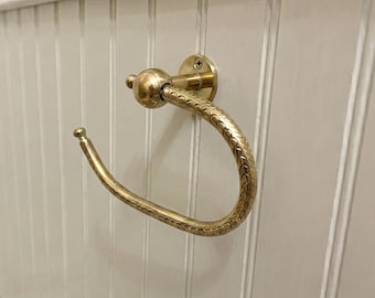 Brass toilet holder for bathroom cabinet, paper towel holder, paper towel holder, toilet paper