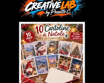 10 cartoline di Natale A5
