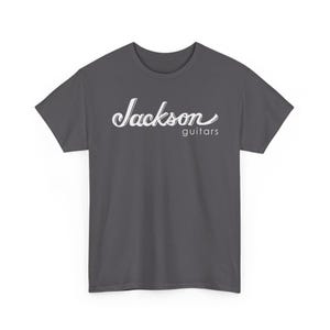 Jackson Guitars Script Logo Tee | Music Band T-shirt image 13