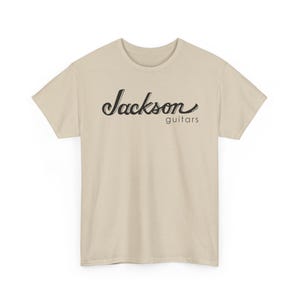 Jackson Guitars Script Logo Tee | Music Band T-shirt image 4