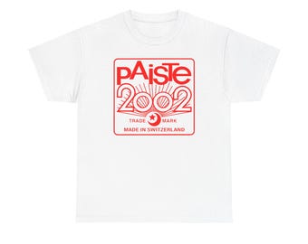 Paiste 2002 Logo Tee | Drum Cymbal Brand Shirt