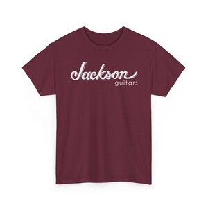 Jackson Guitars Script Logo Tee | Music Band T-shirt image 7