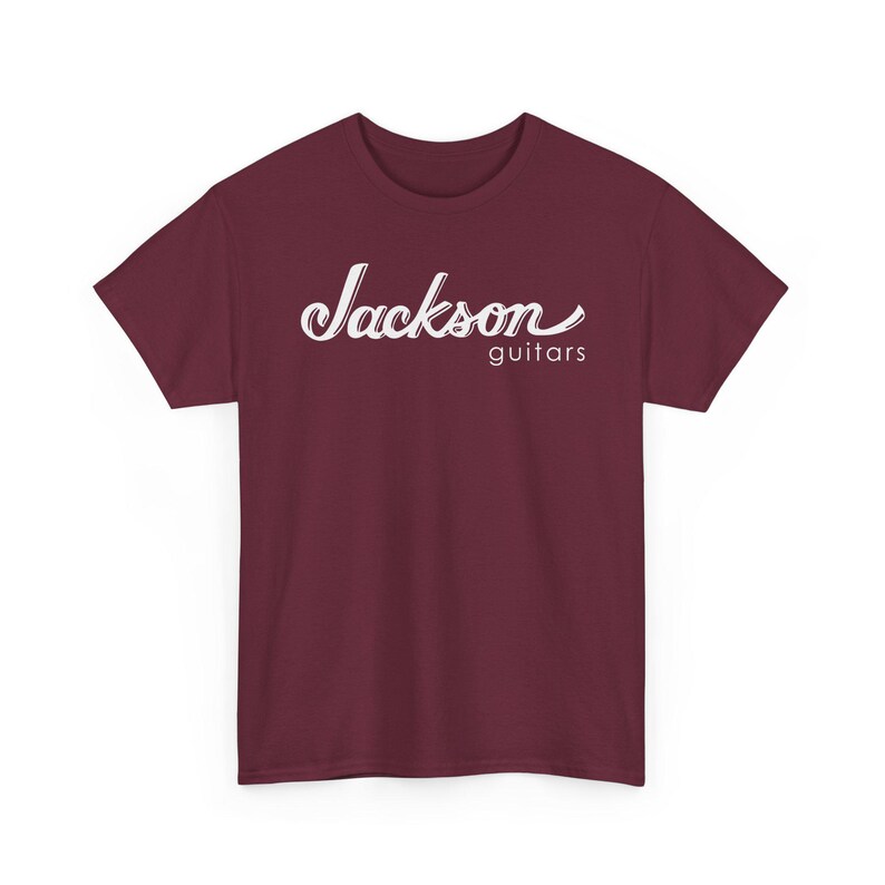 Jackson Guitars Script Logo Tee | Music Band T-shirt image 7