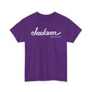 Jackson Guitars Script Logo Tee | Music Band T-shirt image 16