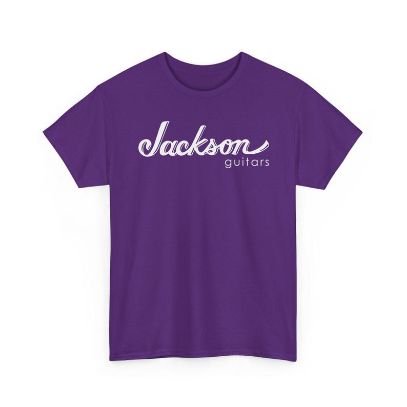 Jackson Guitars Script Logo Tee | Music Band T-shirt image 16