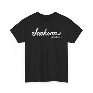 Jackson Guitars Script Logo Tee | Music Band T-shirt image 1