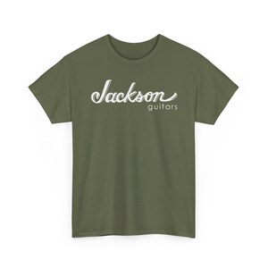 Jackson Guitars Script Logo Tee | Music Band T-shirt image 10