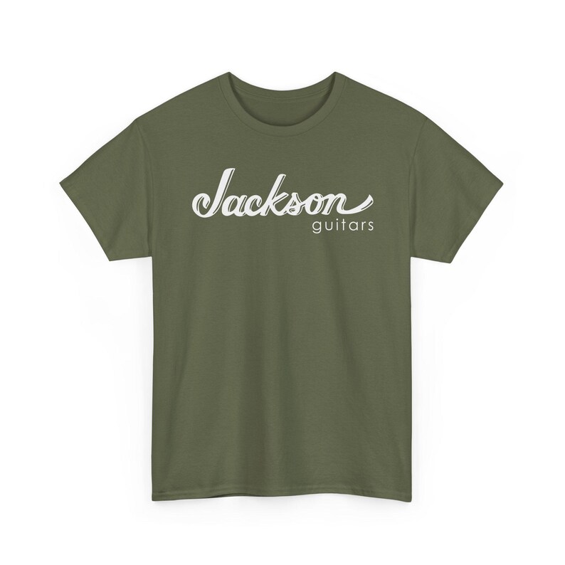 Jackson Guitars Script Logo Tee | Music Band T-shirt image 10