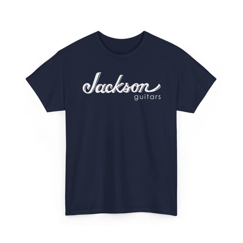 Jackson Guitars Script Logo Tee | Music Band T-shirt image 15