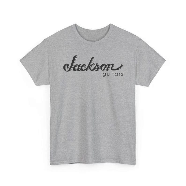 Jackson Guitars Script Logo Tee | Music Band T-shirt image 5