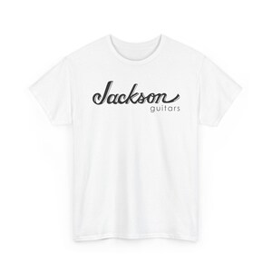 Jackson Guitars Script Logo Tee | Music Band T-shirt image 3