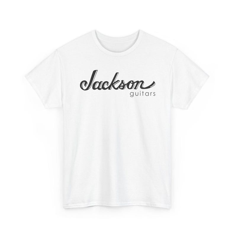 Jackson Guitars Script Logo Tee | Music Band T-shirt image 3