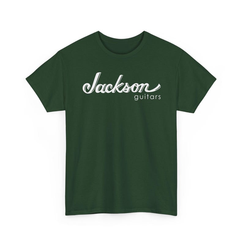 Jackson Guitars Script Logo Tee | Music Band T-shirt image 11