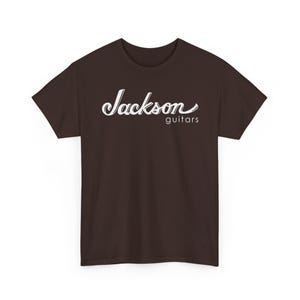 Jackson Guitars Script Logo Tee | Music Band T-shirt image 8
