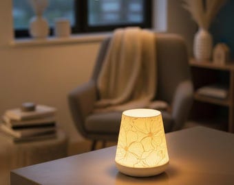 Lampada a lanterna decorativa – Portacandele a LED a forma di fiore – Luce d'ambiente – Lampada decorativa minimalista – Luce d'atmosfera per il soggiorno